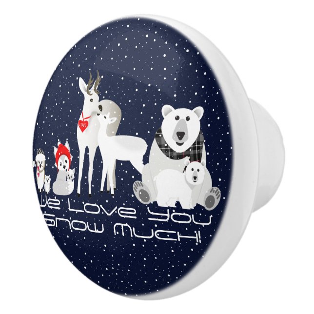 Arktiska djur knopp (Höger)