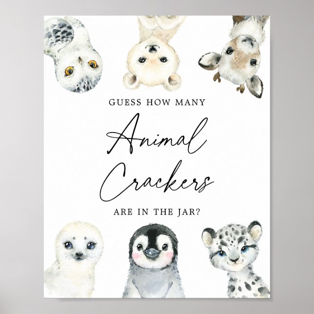 Arktiska djur vet hur många djurkrackare som under poster (Framsidan)