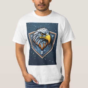 Arktiska fågelugnen: Futuristiska Eagle-Raven T-Sh T Shirt
