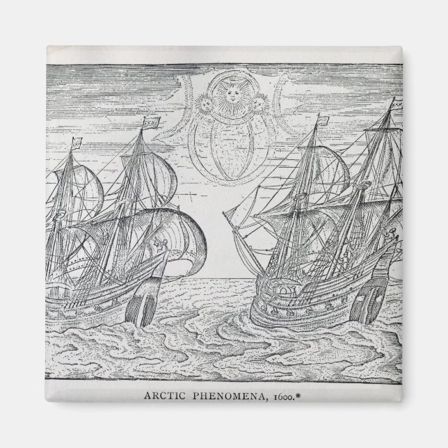 Arktiska fenomena" magnet (Framsidan)