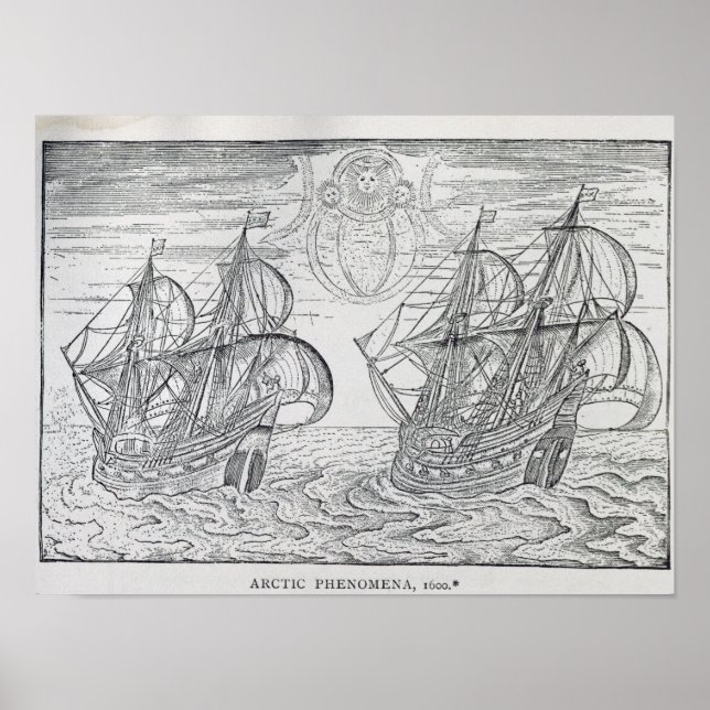 Arktiska fenomena" poster (Framsidan)