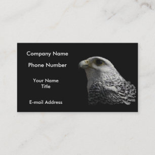 Arktiska Gyrfalcon Visitkort