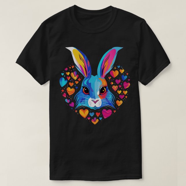 Arktiska Hare Alla hjärtans dag T Shirt (Design framsida)
