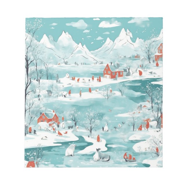 Arktiska havsområdet, Anteckningsblock (Framsida)