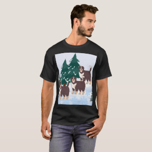 Arktiska Husky, brunska Alaska Malamute Tee för ho