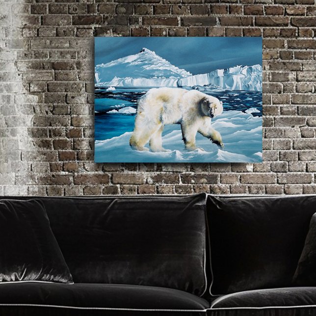 Arktiska Kung Polar Bear Poster (Skapare uppladdad)