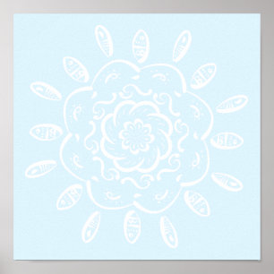 Arktiska Mandala Poster