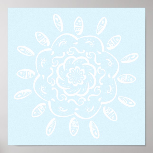 Arktiska Mandala Poster (Framsidan)