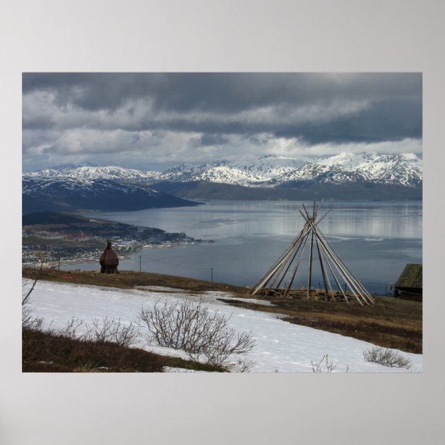 Arktiska Nomades Tipi Poster (Framsidan)