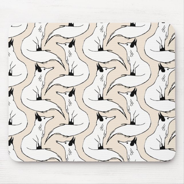 Arktiska rävar musmatta (Framsidan)