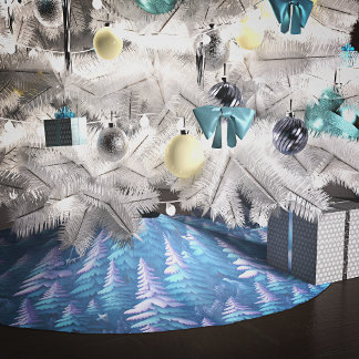 Arktiska rävsmunland julgransmatta borstad polyester