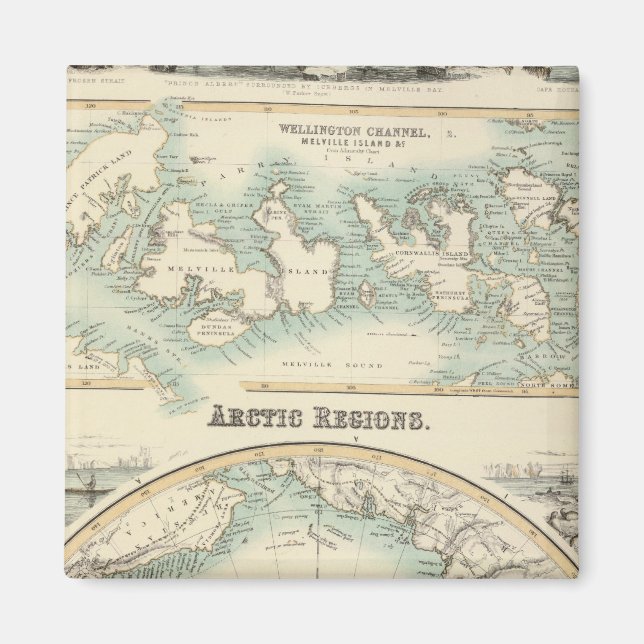 Arktiska regioner 2 magnet (Framsidan)