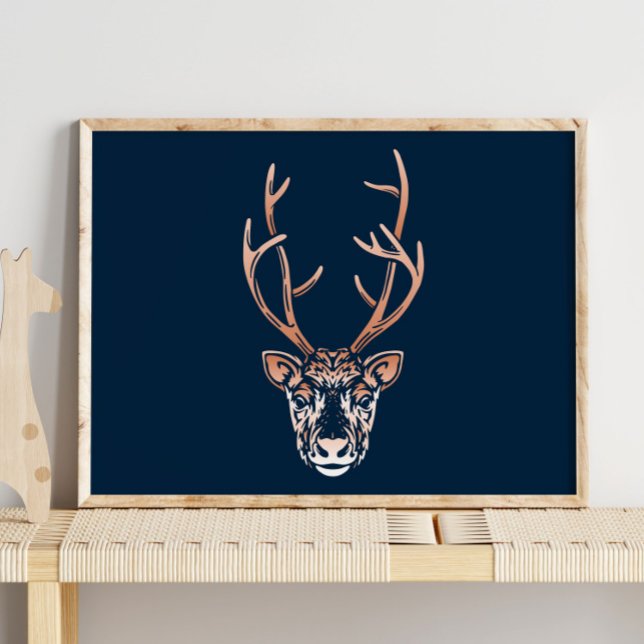Arktiska renar | Skriv ut renvinter-vägg Poster (Skapare uppladdad)