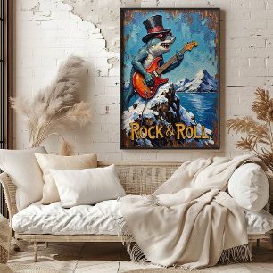 Arktiska Sirenens Sten Ballad Poster