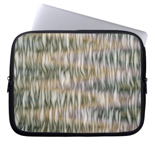 Arktiska Snö Leopard Camo Laptop Fodral (Framsidan)
