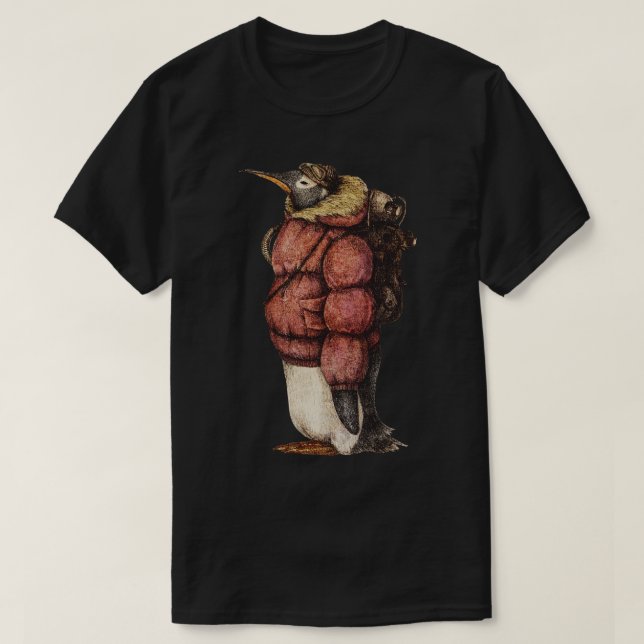 Arktiska utforskaren röd t shirt (Design framsida)