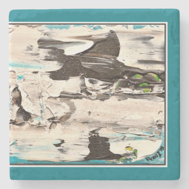 Arktisken rusar, blått- och vitkustfartyget underlägg sten (Framsidan)