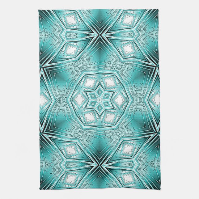 Arktiskt Kaleidoskop Kökshandduk (Vertikal)