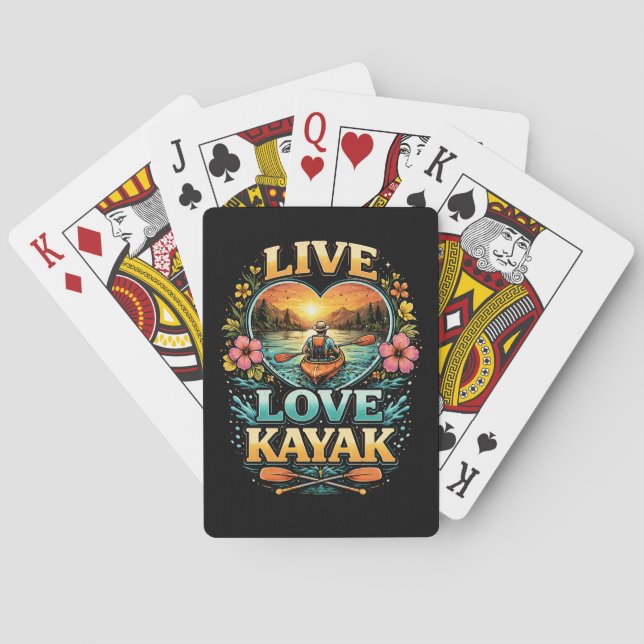 Årla ut i solnedgången casinokort (Baksidan)