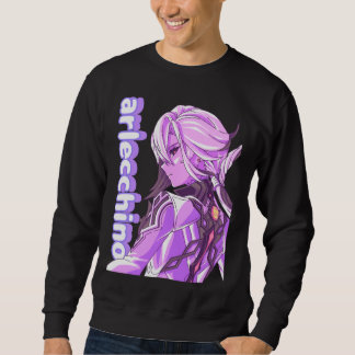 Arlecchino Genshin Impact Lång Ärmad Tröja