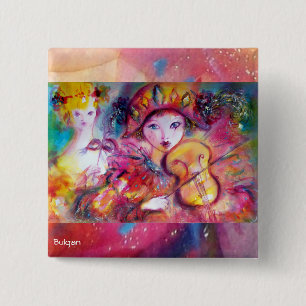 Arlecchino och Colombina Venetian MasqueraMusic Knapp