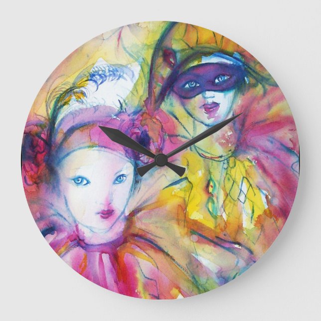ARLECCHINO PIERO AND COLOMBINA STOR KLOCKA (Framsida)