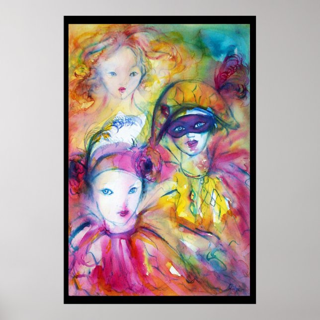 ARLECCHINO PIERO OCH COLOMBINA POSTER (Framsidan)