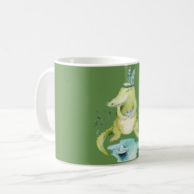 Arlena Alligatorn Kaffemugg (Framsida vänster)