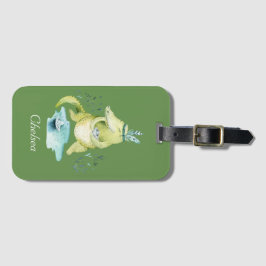 Arlena Personligen Alligator Bagagebricka