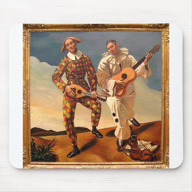 Arlequin och Pierrot Musmatta (Framsidan)
