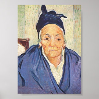 Arles gamla kvinna, Vincent van Gogh Poster