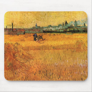 Arles: Utsikt från vetefält av Vincent van Gogh Musmatta