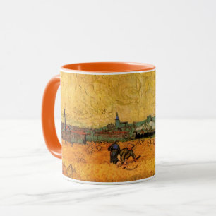 Arles: View from Wheat Fält av Vincent van Gogh Mugg