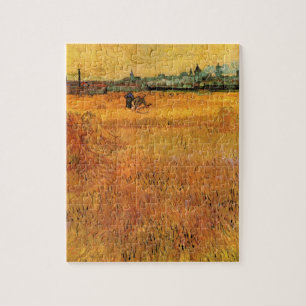 Arles: View from Wheat Fält av Vincent van Gogh Pussel