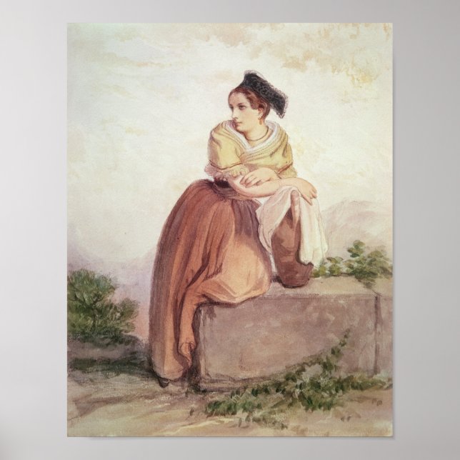 Arlesienne från tidskriften Daudet och Bizet Poster (Framsidan)