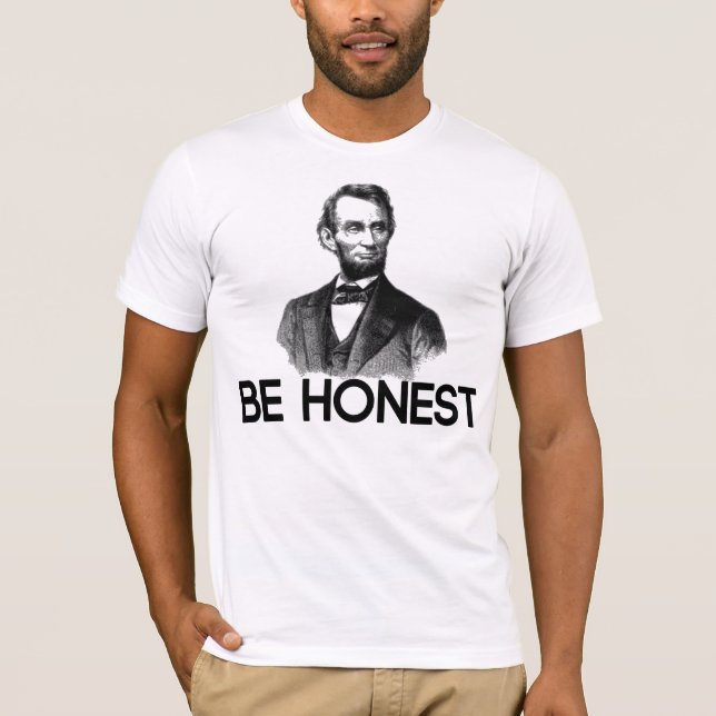 Ärlig Abe skjorta Tee Shirt (Framsida)