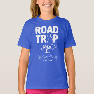 Årlig Anpassningsbar för motorväg Resa Typography T Shirt