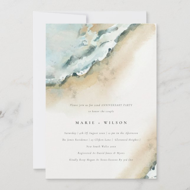 Årlig årsdag för Vinkara sandfångsten i kusthavet Inbjudningar (Framsida)