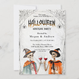 Årlig familje-Party Halloween Inbjudningar