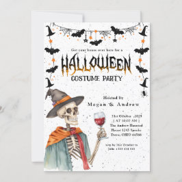 Årlig familje-Party Halloween Inbjudningar