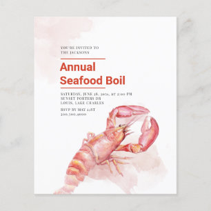 Årlig familjesammankomstparty med Seafood Boil