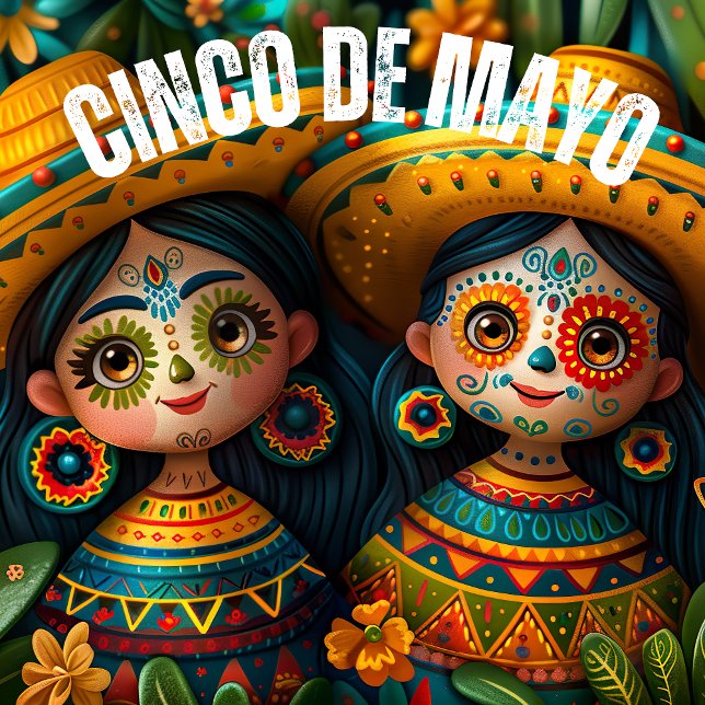 Årlig Firande Cinco de Mayo T Shirt (Skapare uppladdad)