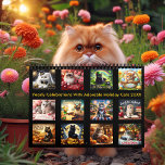 Årlig Firande-matris för mottagliga Helgdag 20XX Kalender<br><div class="desc">Firar varje säsong med en lovvärd helgdag katt! Denna vackert designad 2025/2026-kalender har verklighetstrogna kattdjur som åtnjuter månatligt firande, från jul och Halloween till Thanksgiving och Påsk. Varje månads katt omges av detaljerade dekorationer i säsong, festinställningar och elegant som visar namn. Vare sig det är en leprechaun-katt till St. Patrick's...</div>