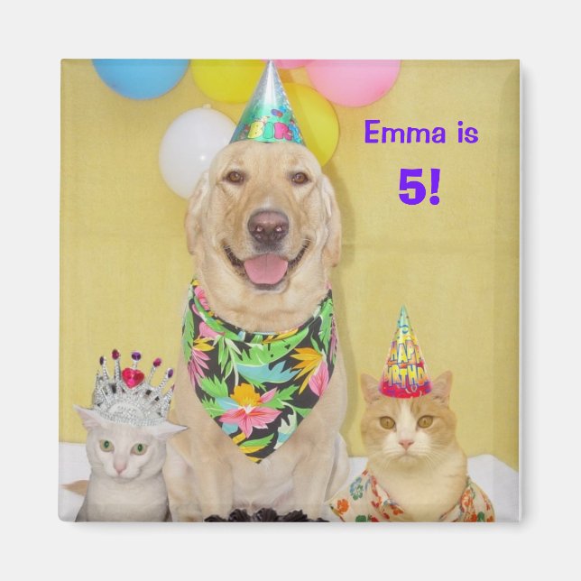 Årlig födelsedagskalender magnet (Framsidan)