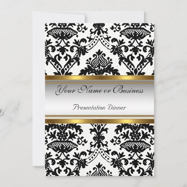 Årlig företagspresentations middagsinbjudan inbjudningar (Framsida)