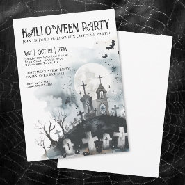 Årlig Halloweenfest med kostymtema Inbjudningar