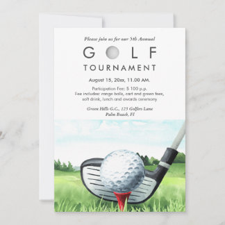 Årlig inbjudan till Golf-turnering