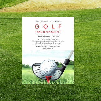 Årlig inbjudan till golftävling