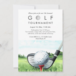 Årlig inbjudan till golftävling