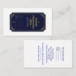 Årlig insamlingsgala biljett 2026 | Navy Gold VIP
